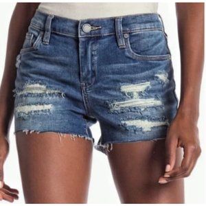 BLANKNYC 27 The Essex Classic Cut-Off Distressed Denim Shorts Boho Summer